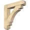 Ekena Millwork Merced Craftsman Rough Sawn Bracket w/ Offset Brace, Douglas Fir, 8"W x 38"D x 38"H BKT0806X38X38MRC04RDF - alternate 1